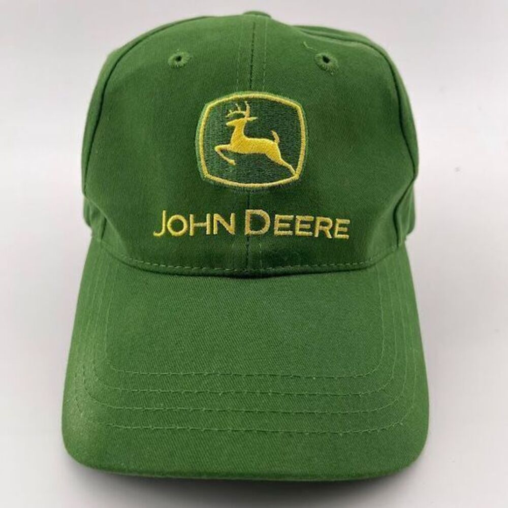John Deere Green Baseball Cap Embroidered Logo Adjustable‎ Hat